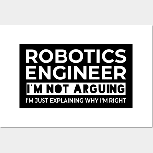 funny robotics engineer quote Posters and Art